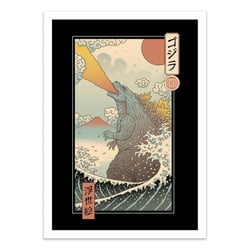 Affiche 30x40 cm - King Kaiju - Vincent Trinidad