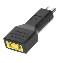 Adaptateur de Charge Port Carré Lenovo vers USB-C, Noir