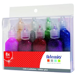 8 COLLES PAILLETÉES COULEUR - 25 ML