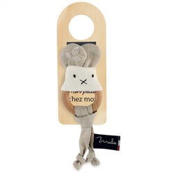 Anneau de dentition ours Terre de Légendes Hermine 11 cm - Maïlou Tradition