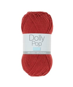 Fil à tricoter Coton et Acrylique Dolly Pop - Trimits 114 Rouge