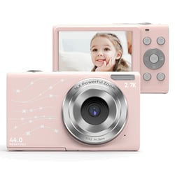 Appareil Photo Numérique Full HD 1080P 2,4 pouces 36MP Zoom 16X Rose YONIS