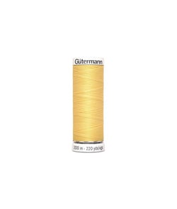 Fil à Coudre 100% polyester 200m - Gütermann 007 Jaune