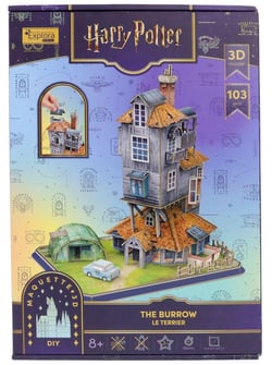 Puzzle 3D 103 pièces - Le Terrier Maison des Weasley - EXPLORA