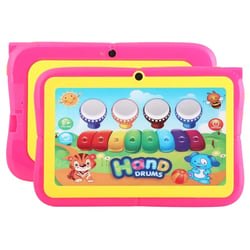 Tablette Éducative Android Quad Core Wifi Bluetooth Contrôle Parental Rose ROM 0 Go YONIS