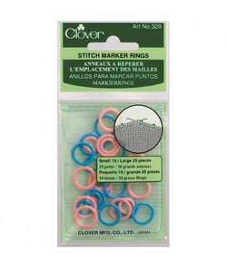 Anneaux à repèrer l'emplacement des mailles - Clover Multicolore