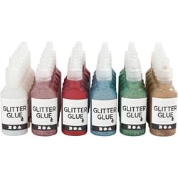Colle à paillettes, 36x25 ml/ 1 Pq.