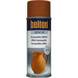 Spray de peinture Belton effet terre cuite terracotta brun 400ml