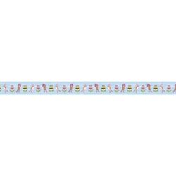 Rayher - Fabric Tape 1,5 cm (ruban adhesif textile) Oiseaux et fleurs