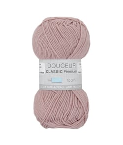 Fil à tricoter Douceur Classic Premium - Trimits : Doux et Résistant pour Tous Vos Projets 1518 Rose