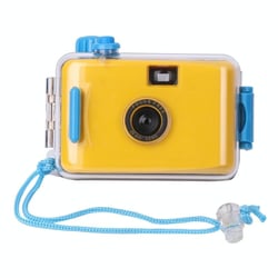 Appareil Photo Enfant Étanche Rétro Film 35mm Facile À Utiliser Sans Piles Jaune YONIS