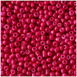 Sachet de 500g de perles de rocailles rouge bordeaux - 210