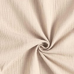 Coupon de tissu en double gaze de coton - Laize : 130 cm