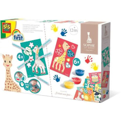 Kit coloriage et peinture Sophie la Girafe  - Pour enfant de 12 mois - Multicolore
