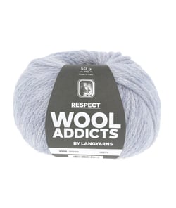 Pelote de Laine et Alpaga RESPECT - Wool Addicts 0020 Bleu