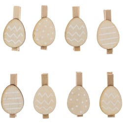 8 Pinces Oeufs - Nature