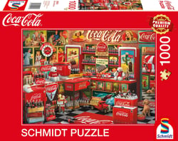 Puzzle 1000 pièces - Coca Cola - Nostalgie - Schmidt Spiele