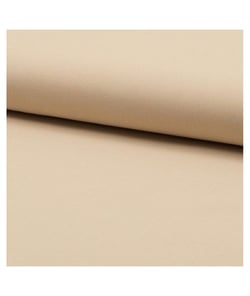 Tissu voile de coton uni de 145 cm de largeur voile champagne vendu par 50 cm
