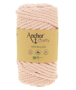 Corde de Coton Recyclé Macramé Anchor Crafty - 250gr - Anchor 115 Rose