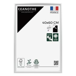 Cadre photo Essentiel exposition blanc 40x60 cm