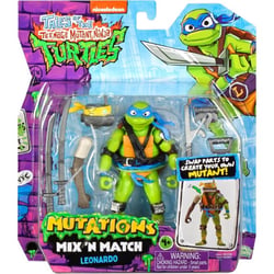 Figurine leonardo 12 cm - les tortues ninja teenage mutant ninja - mutations mix'n match - tmnt - turtles - giochi prezios