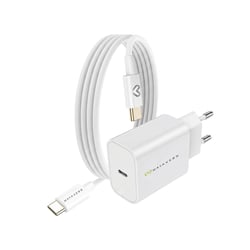 Mayaxess Chargeur Secteur pour Xiaomi 15 20W + Câble USB-C 1m Blanc