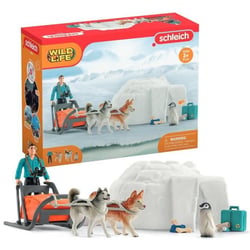 Coffret Expédition en Antarctique, figurines animaux sauvages,  42558 Wild Life, Pour enfant des 3 ans