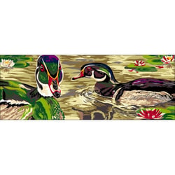 Princesse - Canevas antique Les canards 30x65cm