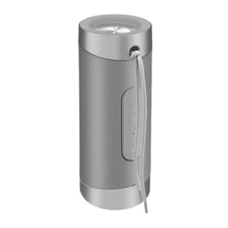 Enceinte Bluetooth Portable Ultimate Silver Gris Effet Lumineux RGB Autonomie 4h YONIS