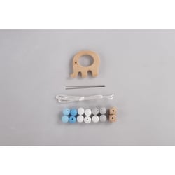 Kit: Anneau Eléphant, bleu clair, 17 pièces, Boite