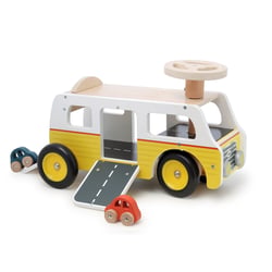 Porteur Van garage en bois - Vilac