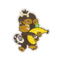 Ecusson thermocollant jungle singe 6x4cm