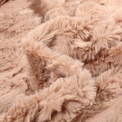 Tissu Fausse fourrure Lincia Beige