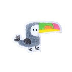 Ecusson thermocollant petits animaux mignons perroquet 2,5cm x 3cm
