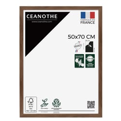 Cadre photo Design Éternel ébène 50x70 cm