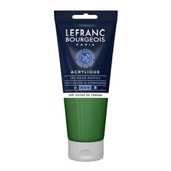 Peinture acrylique - Vert oxyde de chrome - 542 - Fine - Lefranc Bourgeois - Tube 200ml