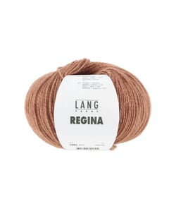 Pelote de coton et alpaga REGINA - Lang Yarns 0015 Marron