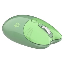 Souris Sans Fil Bluetooth Silencieuse 3 Boutons Verte Économie D'Énergie YONIS