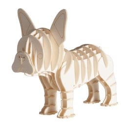 Maquette 3D en papier Bouledogue français - Fridolin