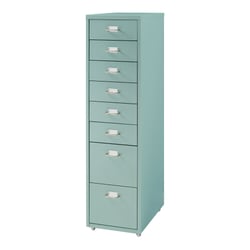 Caisson de bureau armoire meuble de rangement à roulettes avec 8 tiroirs