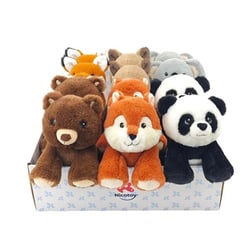 Peluche - Animaux de la forêt Floppy Stretchy - 17 cm - Modèles aléatoires