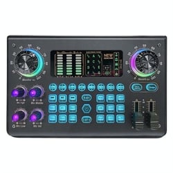 Table De Mixage Audio USB Pour Streaming Enregistrement Et Karaoké Portable YONIS
