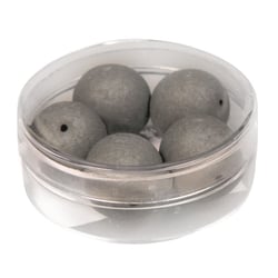 Rayher - Perle satinée SilkBead ø 14mm Anthracite 5 pièces