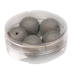 Rayher - Perle satinée SilkBead 14mm 5 pièces - Anthracite