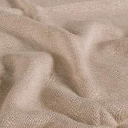 Tissu Maille Jersey épaisse Lurex Camel
