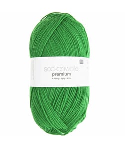 Fil à chaussette SOCKENWOLL PREMIUM 4 brins - 100gr - Rico Design 10 Vert