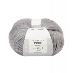 Prima mercerie| Pelote à tricoter grise- Effet mohair