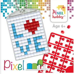 PIXEL Kit créatif porte-clé 4x3cm Love