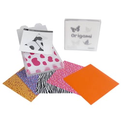 OZ International - Papier Origami Boite de 100 feuilles + 10 fiches