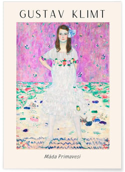 Affiche Gustav Klimt « Mâda Primavesi » | A3 : 29,7x42cm